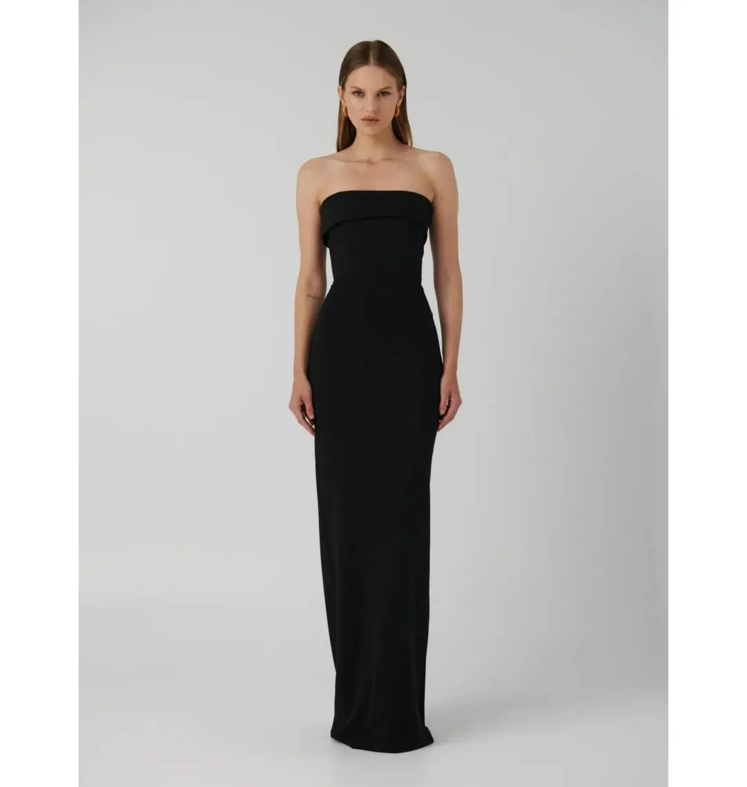 Effie Kats Monroe Gown in Black Size M / AU 10 for rent on The Volte - main image