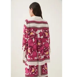 Aje Atomic Silk Shirt and Relaxed Pants Set Boldly Blooming Size AU 10 for rent on The Volte - image 3