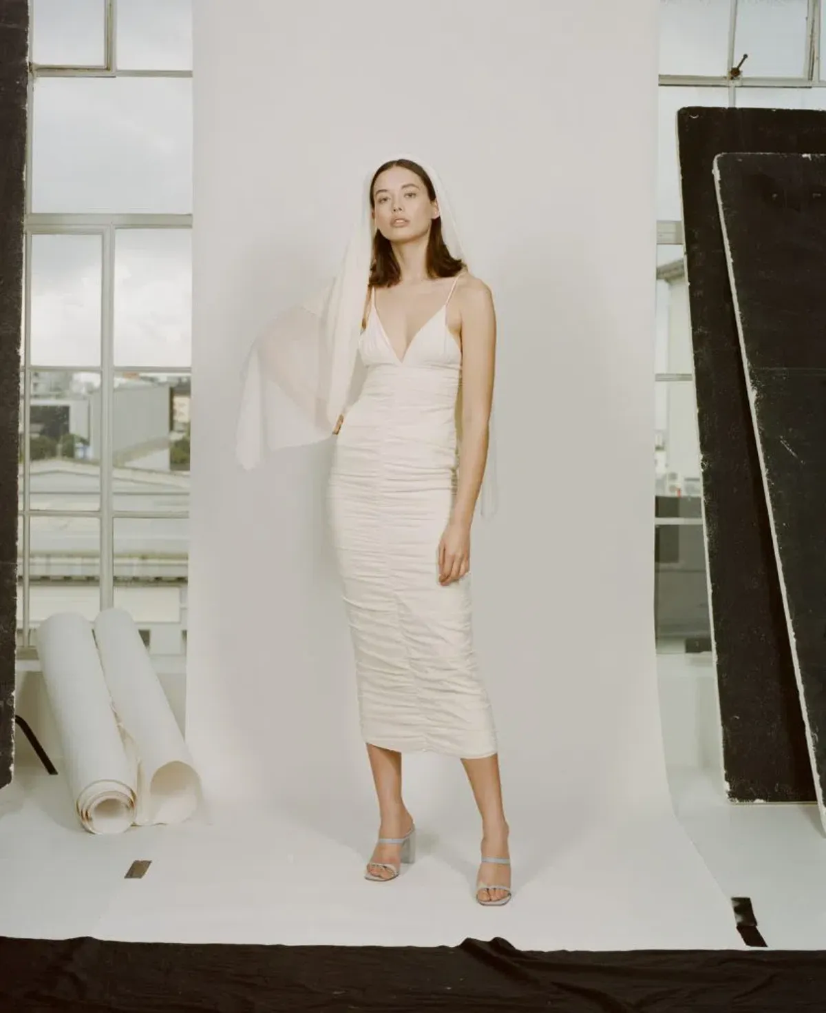 Paris Georgia Freddie Dress White Size 6 - Image 1