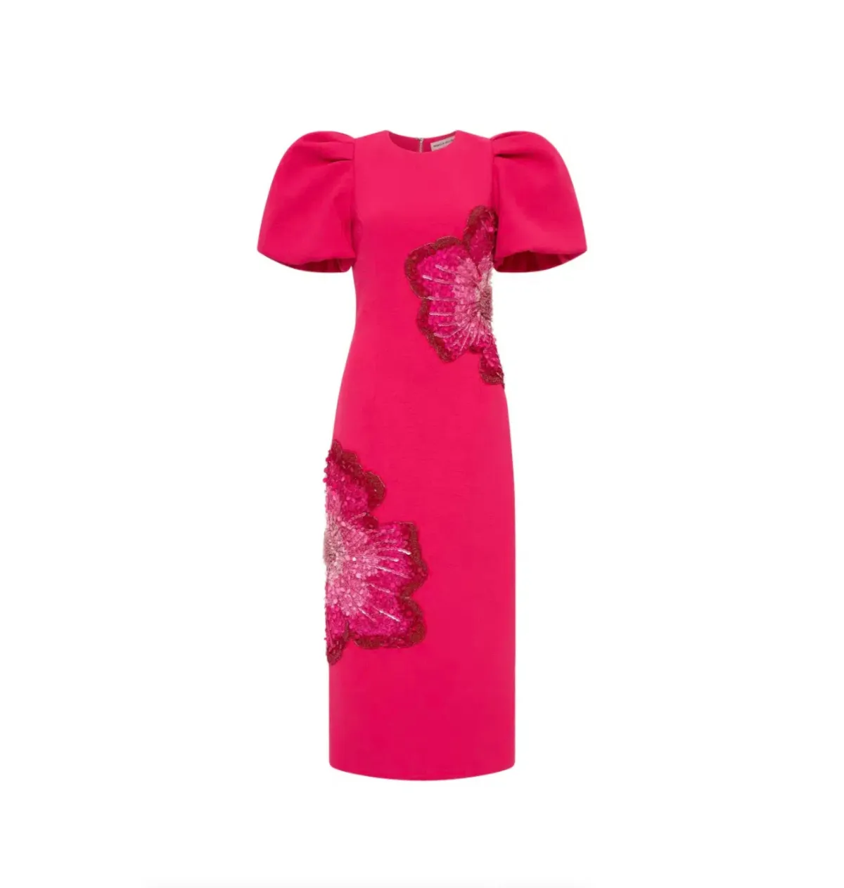 Rebecca Vallance Layana Midi Dress in Raspberry Size AU 10 - Image 6