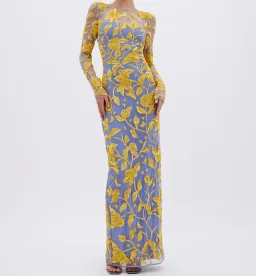 Rachel Gilbert Arya Gown Ice Size AU 10 for rent on The Volte - image 1