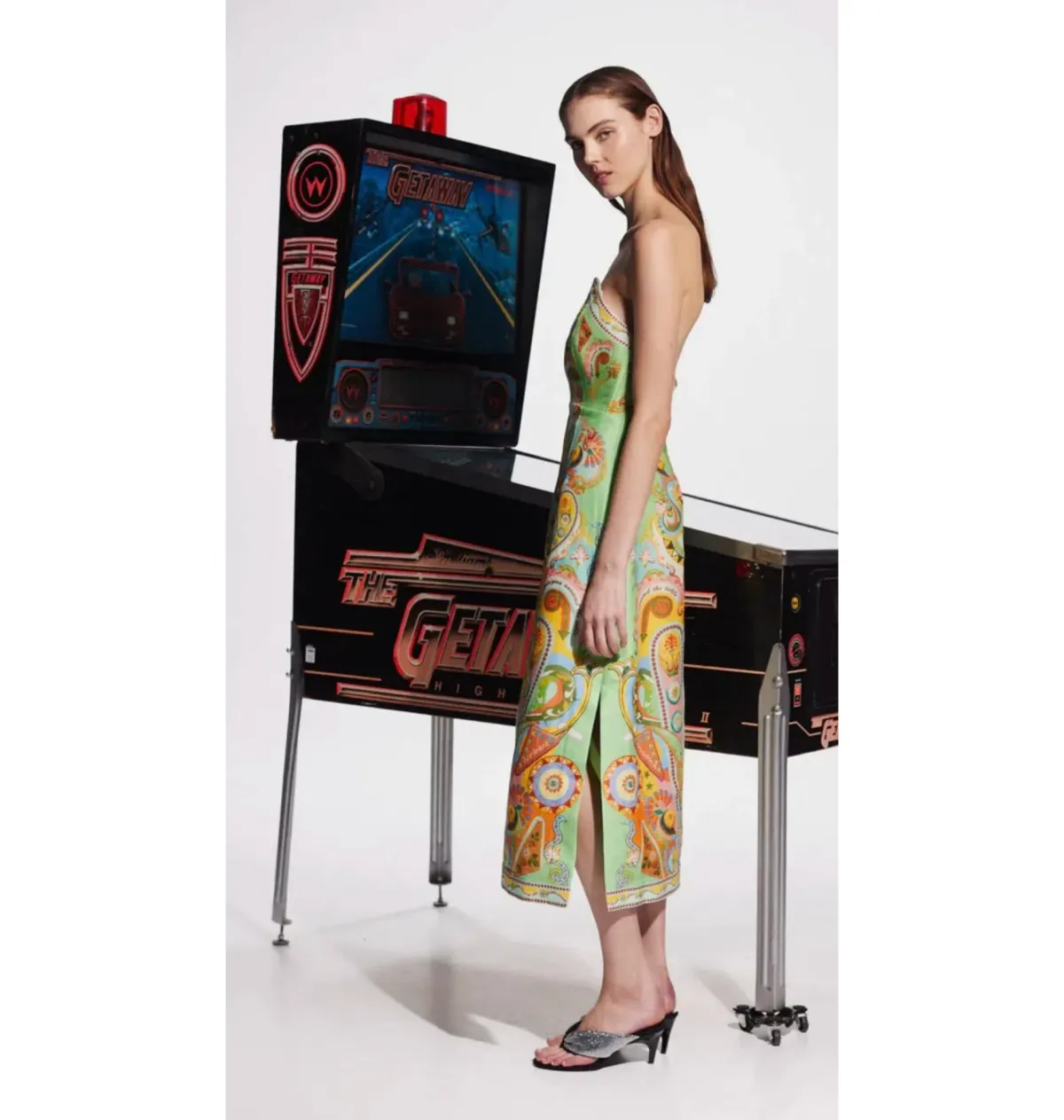 Alemais Pinball Bodice Dress Print Size AU 8 - Image 2