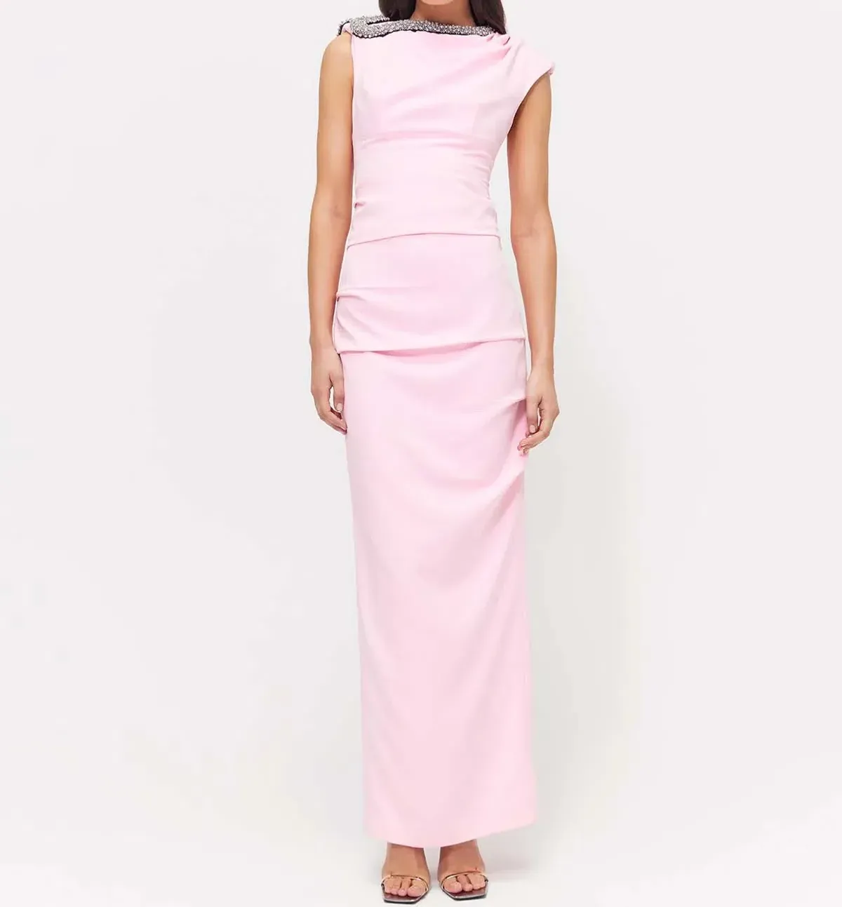 Rachel Gilbert Farley Gown Candy Pink Size 2 / AU 10 for rent on The Volte - main image