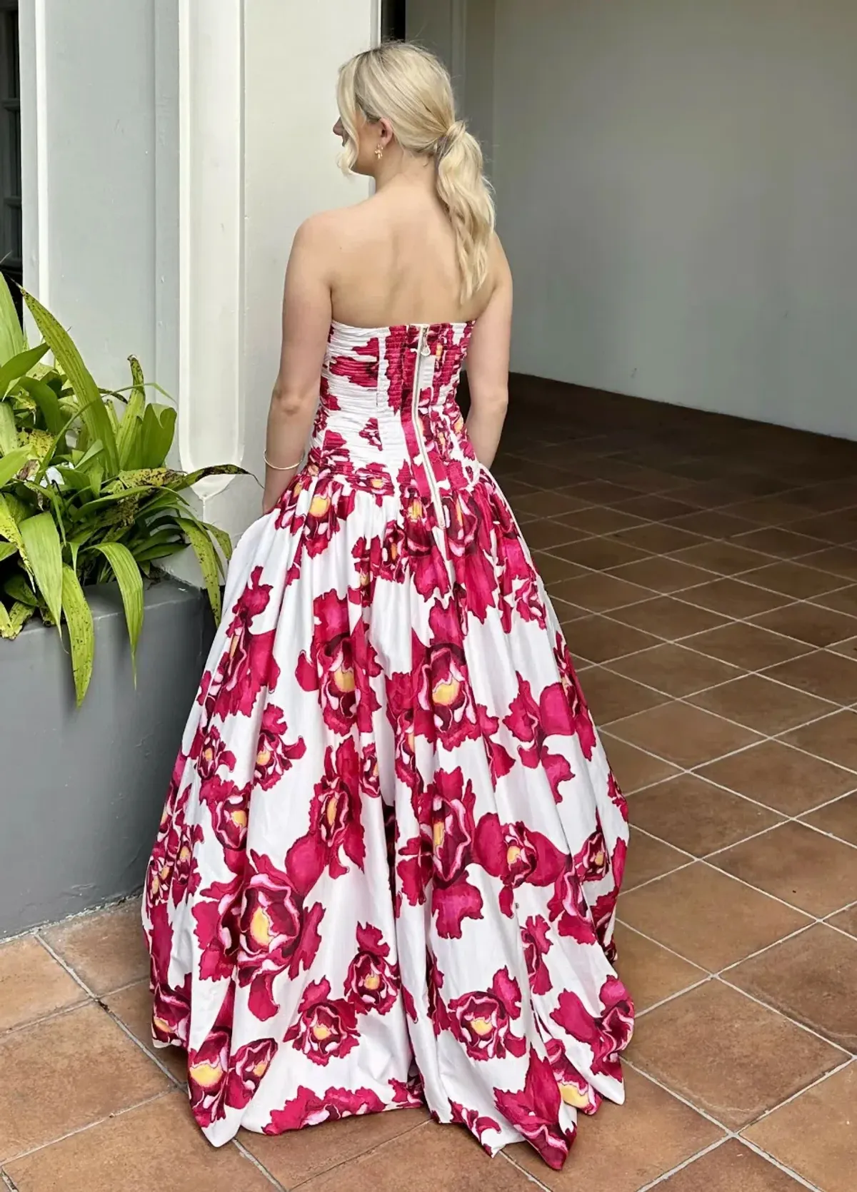 Aje Behold Maxi Dress Blooming Blooms Size 10 - Image 3