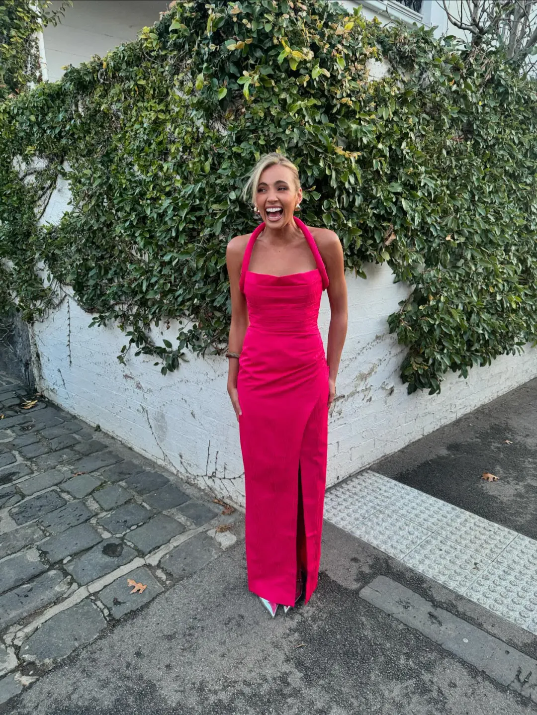 Rebecca Vallance Tahlia Gown Pink Size 10 for rent on The Volte - main image