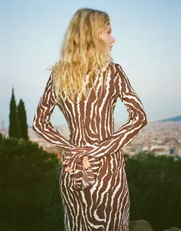 Realisation Par The Gia Maxi Dress Animal Print Size 10 for rent on The Volte - image 3