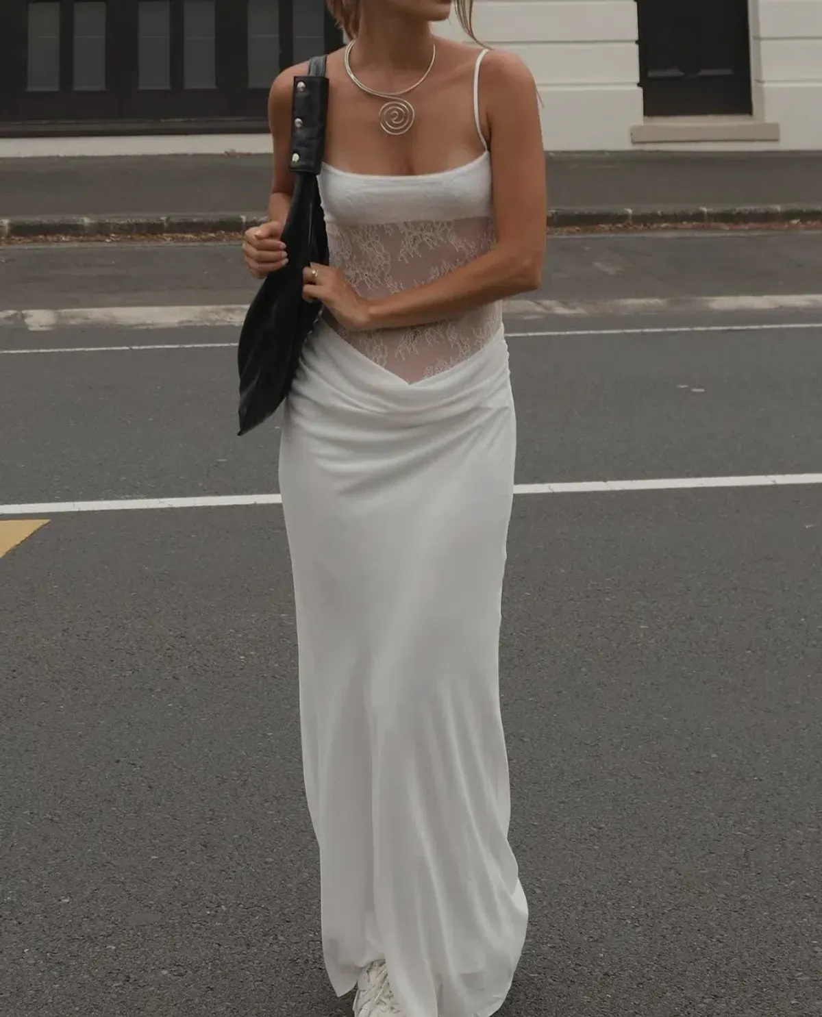 BENNI Gabriel Maxi Dress White Size S / AU 8 - Image 4