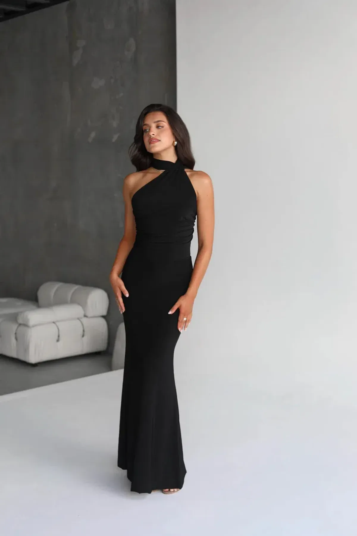 Natalie Rolt Fabienne Gown Black Size 1 / AU 8 - Image 4