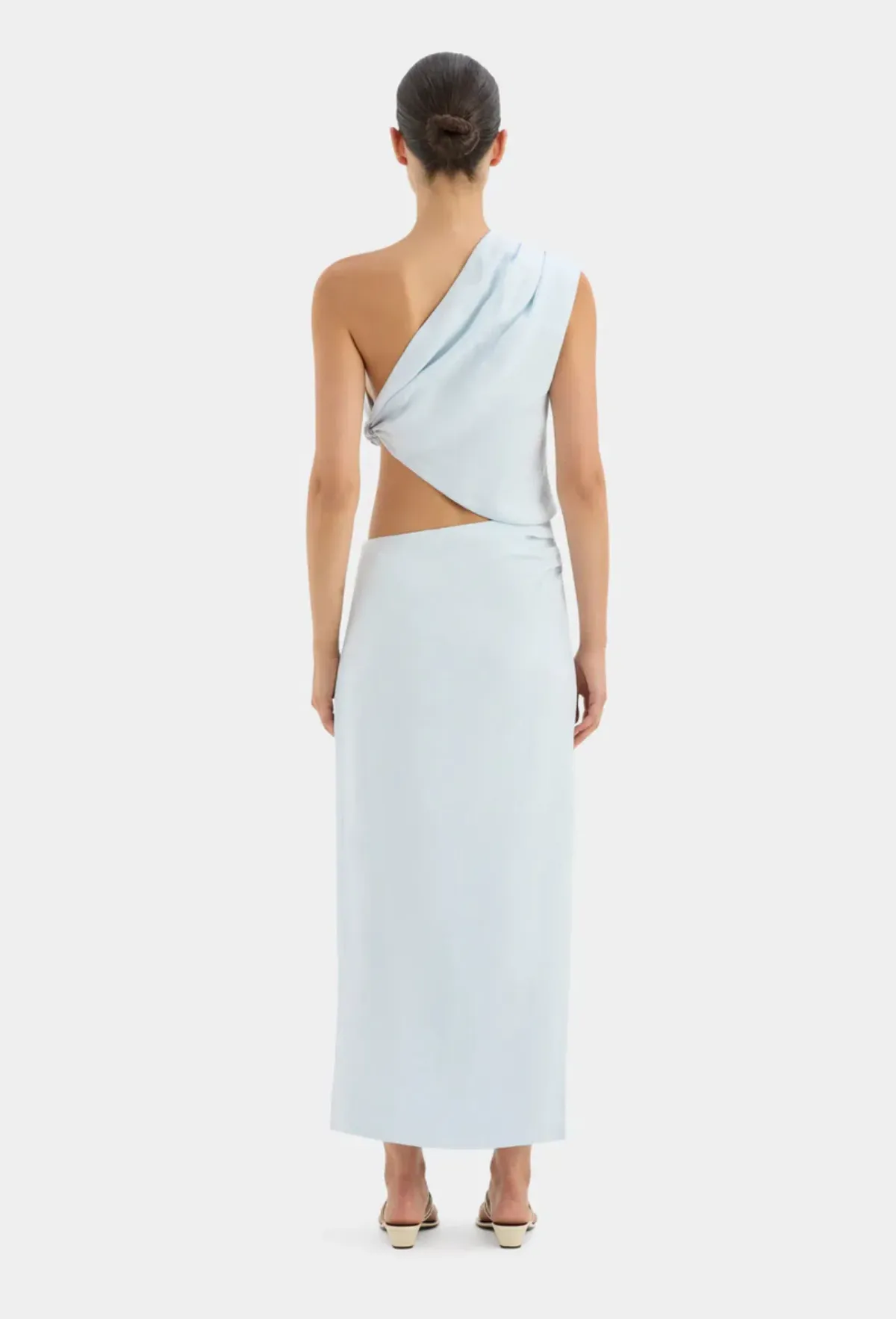 Sir The Label Iris Knot Top & Iris Skirt Set Blue Size 8 - Image 2