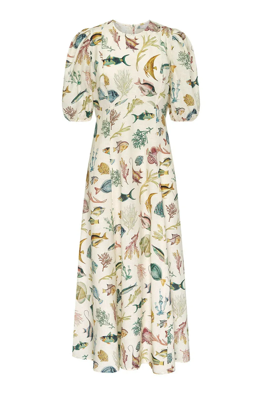 Alemais Wanda Midi Dress in Print Size 8 for rent on The Volte - main image