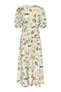 Alemais Wanda Midi Dress in Print Size 8 for rent on The Volte - image 3