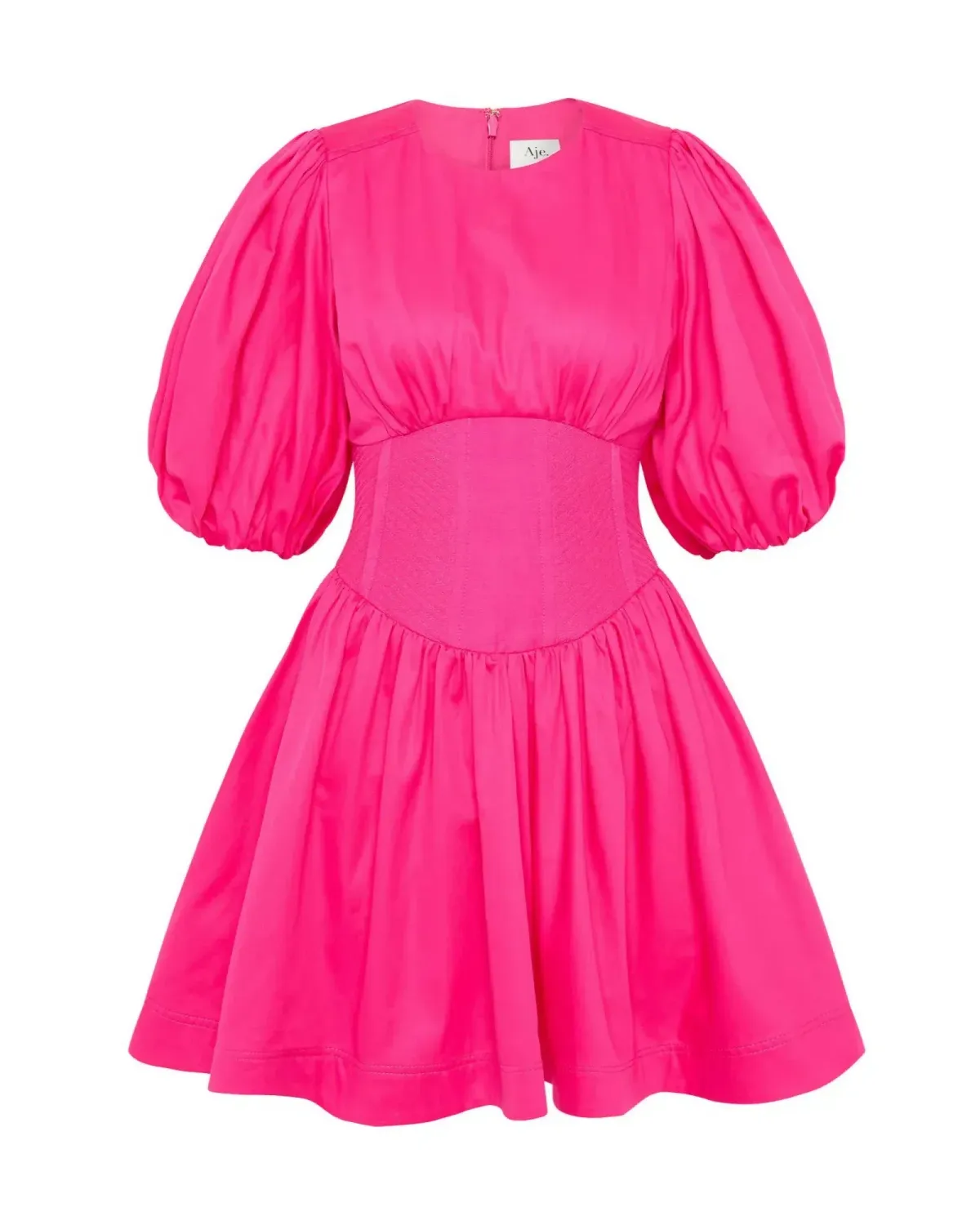 Aje Billie Corded Mini Dress Pink Size 10 - Image 4