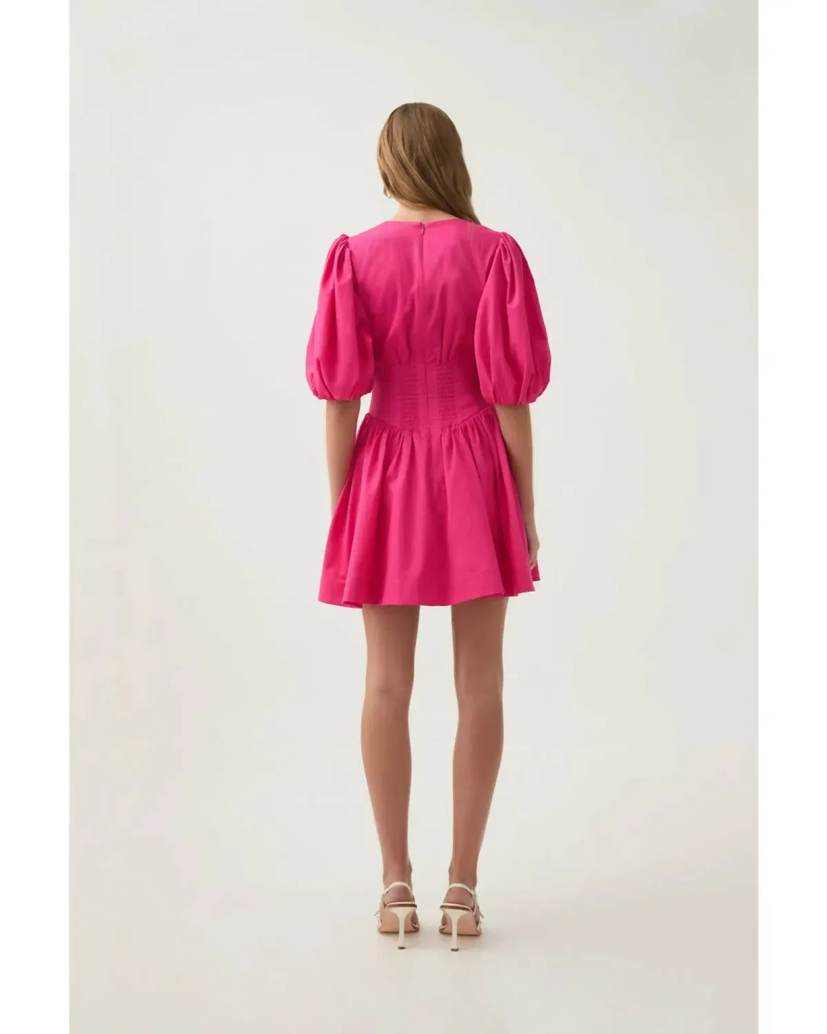 Aje Billie Corded Mini Dress Pink Size 10 - Image 2