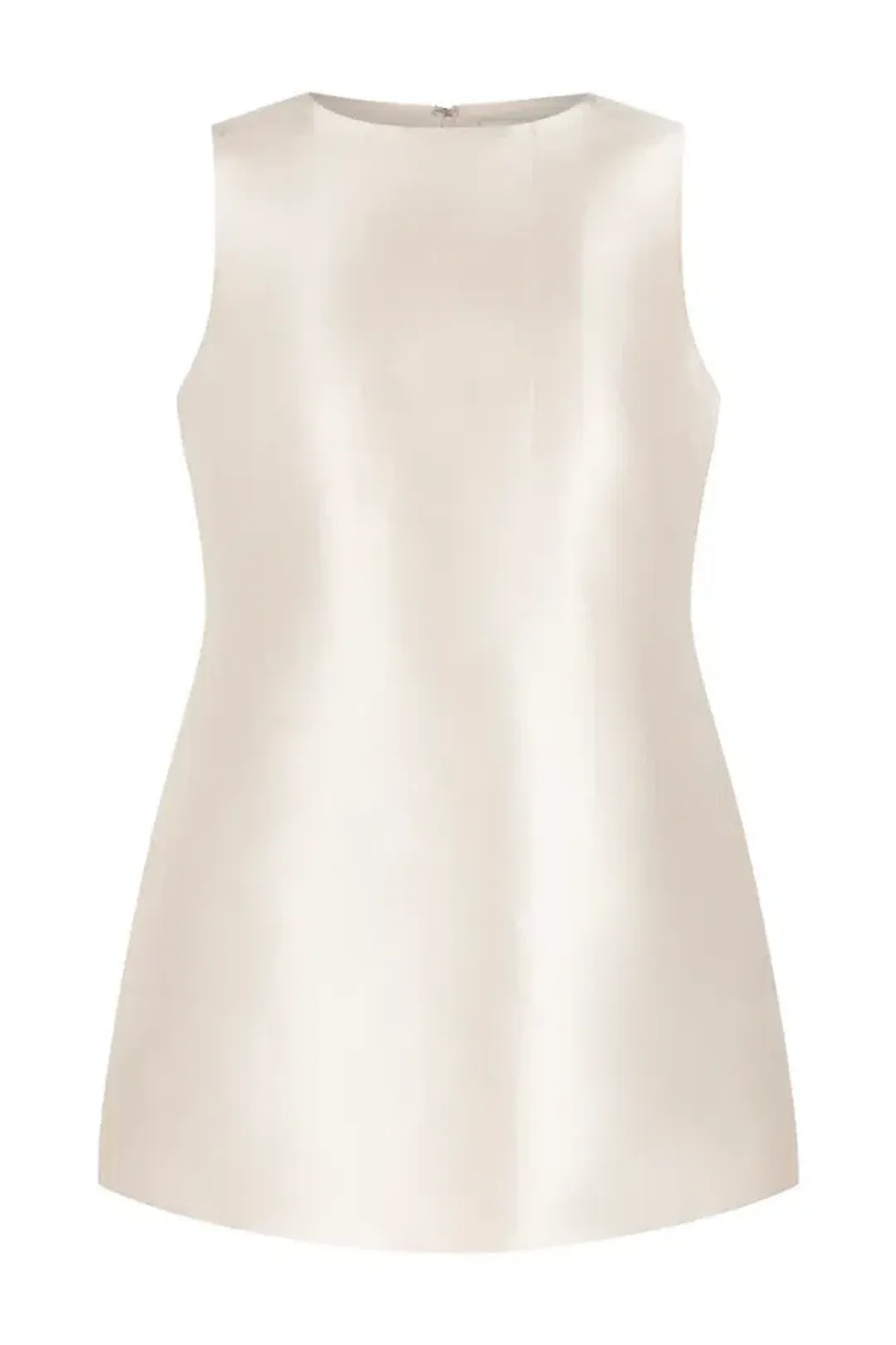 Odd Muse The Ultimate Muse Satin Shift Dress Cream/Blush Size L/Au 12 for rent on The Volte - main image