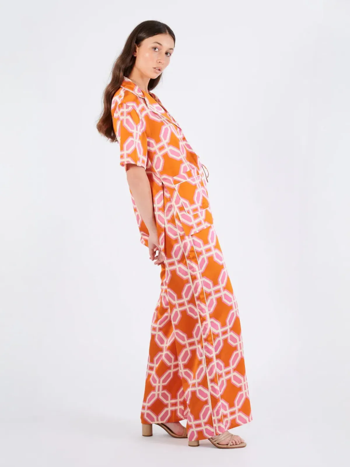 Rachel Gilbert Zila Set Shirt And Pants Both Size 1/Au 8 - Image 2