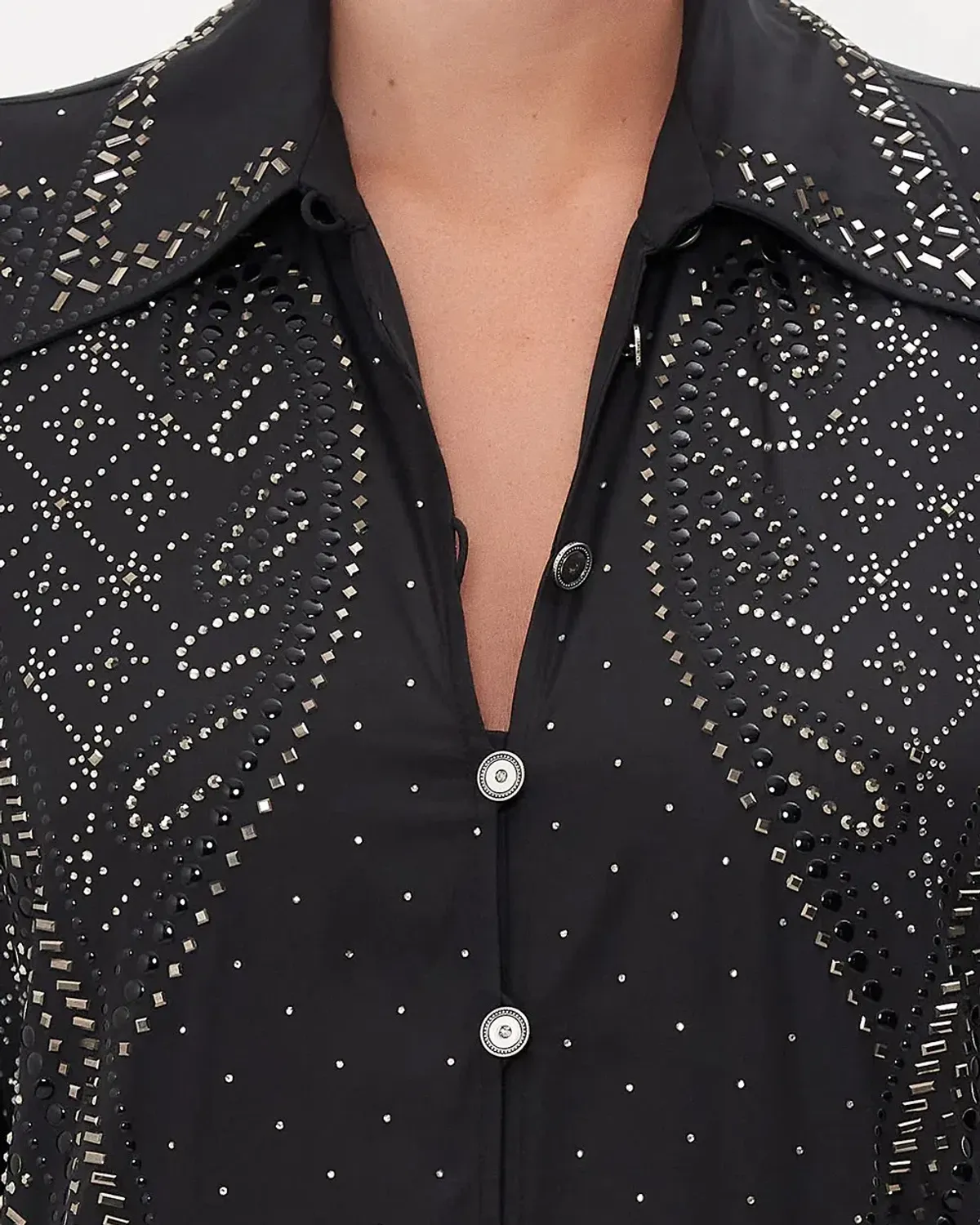 Camilla Curved Collar Shirt Midi Dress Luxe Espiritu Size L / AU 14 - Image 5