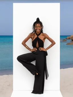 Rat & Boa Montana Jumpsuit in Black Size S / AU 8 for rent on The Volte - image 1