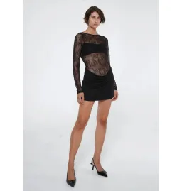 Benni Yana Lace Mini Dress Black Size M /AU 10 for rent on The Volte - image 2