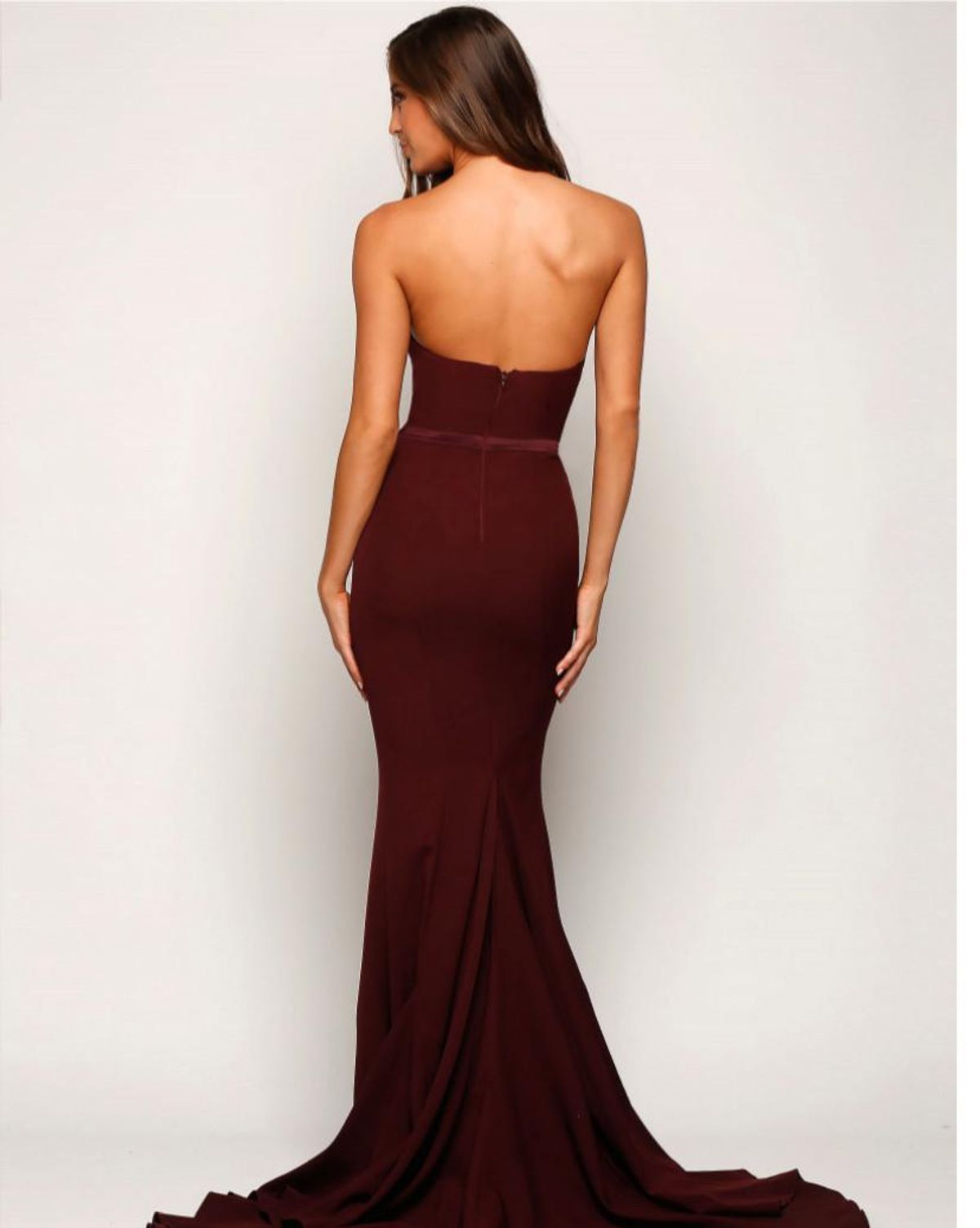 Elle Zeitoune Arianna Gown - Wine - Image 3