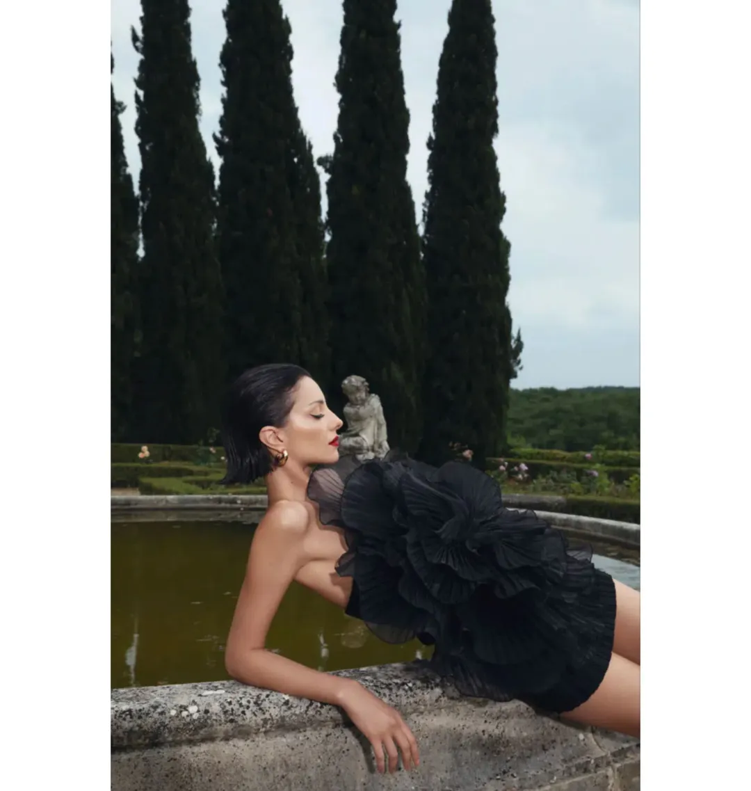 L'idee Fleur Mini Dress Noir Black Size AU 8 for rent on The Volte - main image