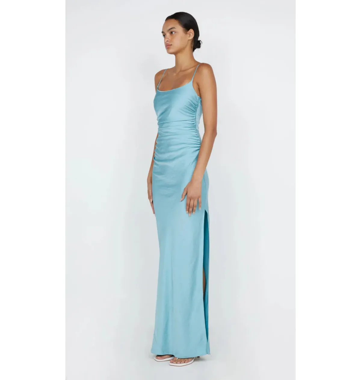 Bec & Bridge Emilia Scoop Neck Dress Duck Egg Size AU 8 - Image 2