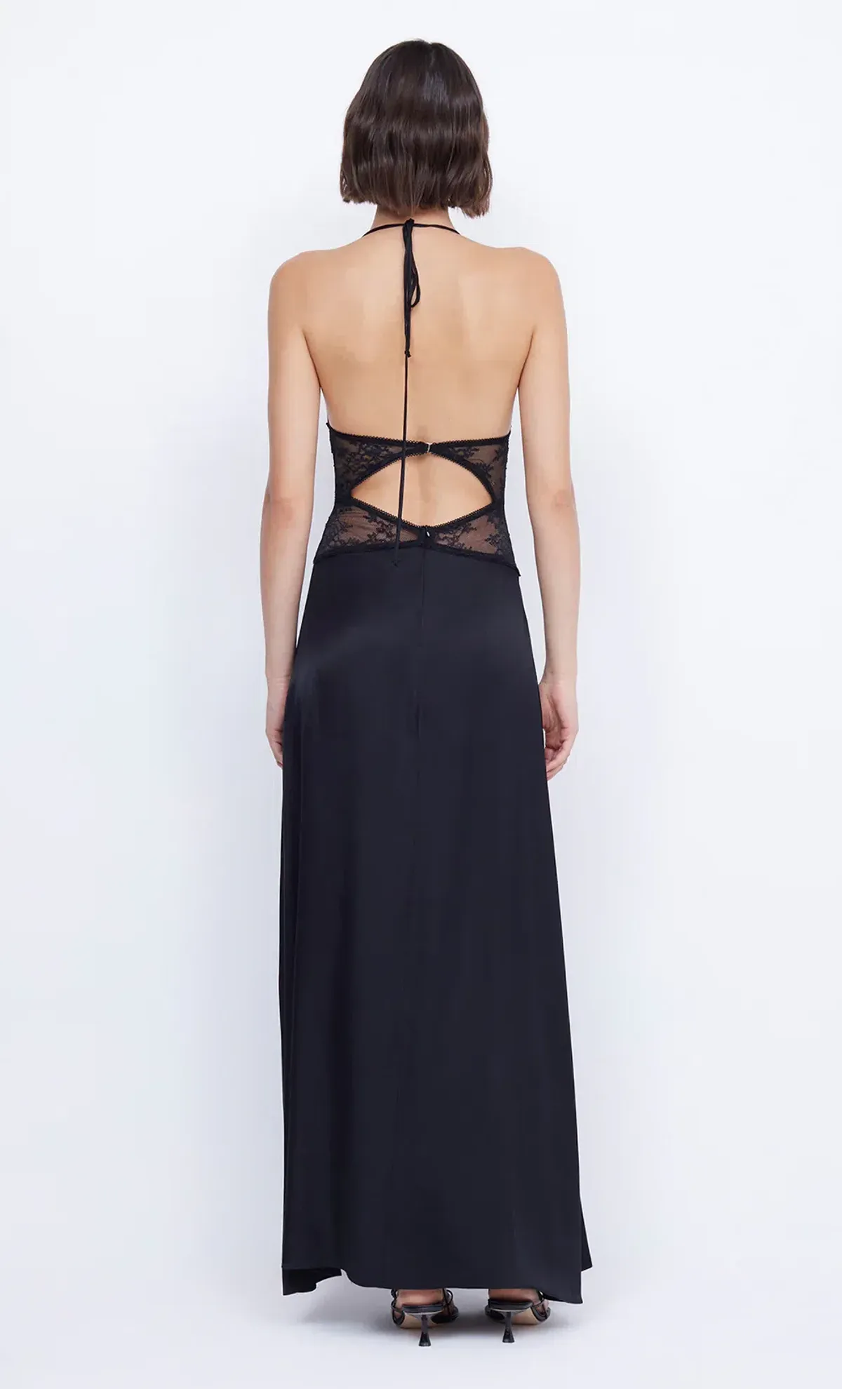 Bec and Bridge Santal Halter Maxi Dress Black Size 6 - Image 3