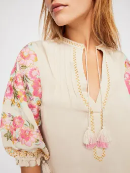 Spell and the Gypsy Cleo Tunic Mini Dress Print Size 8 for rent on The Volte - image 3