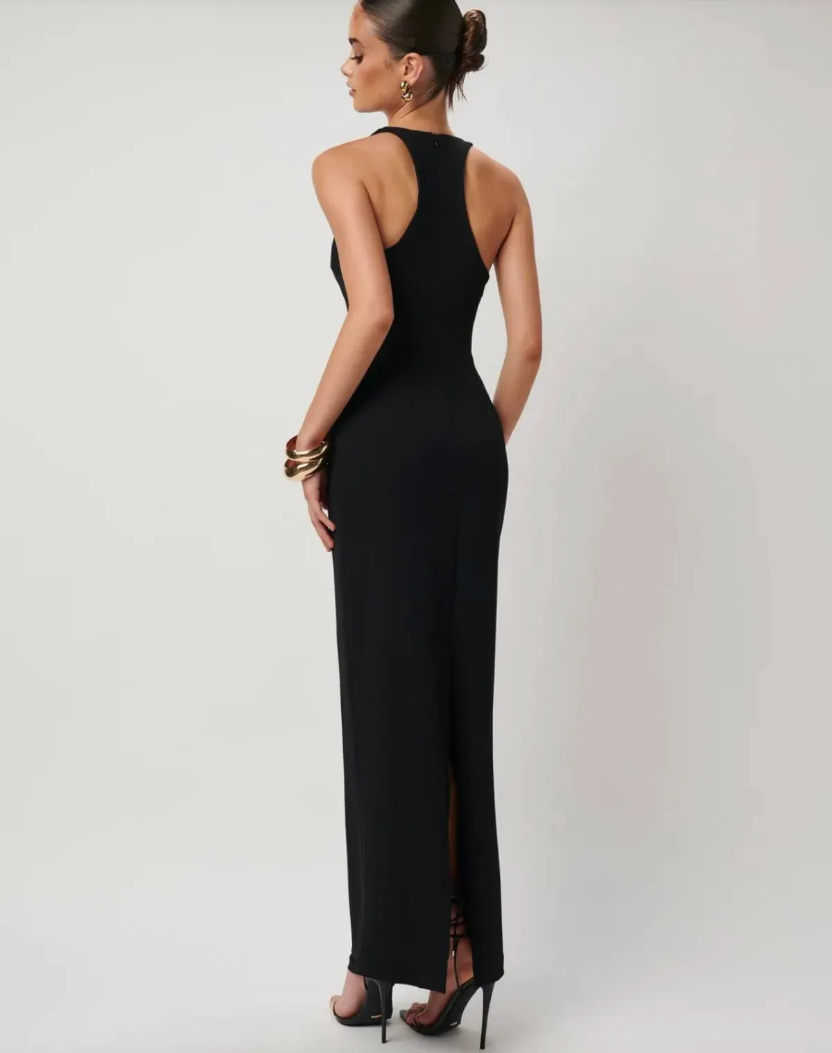 Effie Kats Eiza Gown Black Size 8 - Image 3