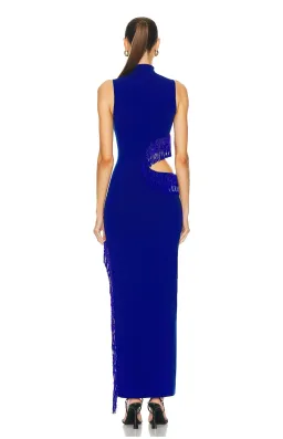 Galvan Beaded Nova Dress in Ocean Size S / AU 8 for rent on The Volte - image 3