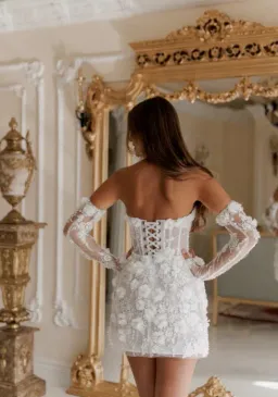 Rosie Etienne Isabelle Dress White Size 8 for rent on The Volte - image 4