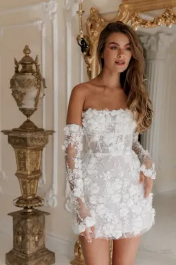 Rosie Etienne Isabelle Dress White Size 8 for rent on The Volte - image 6