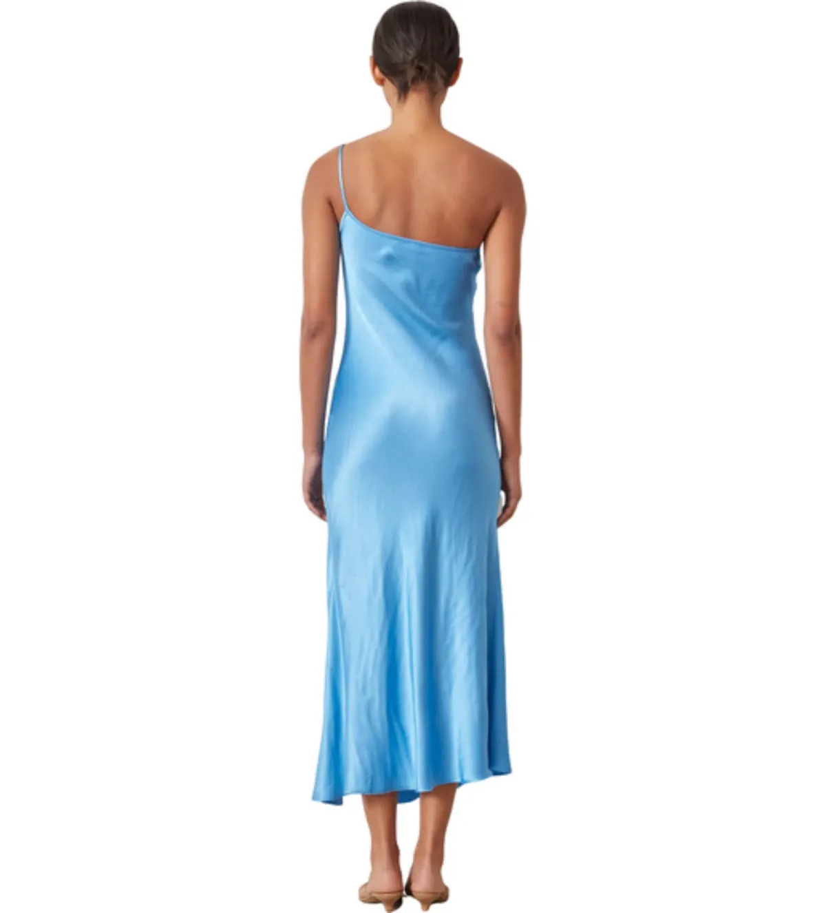 Bec & Bridge Frederic Asym Midi Dress Blue Size 8 - Image 2