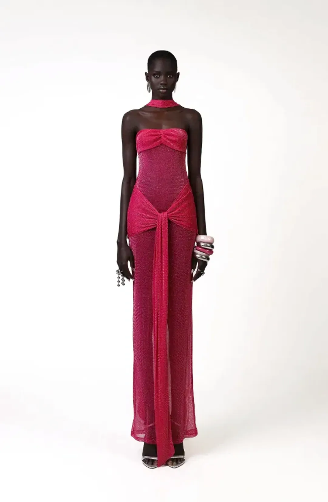 Khanums Kesca Maxi Gown Pink Size S / 8 for rent on The Volte - main image