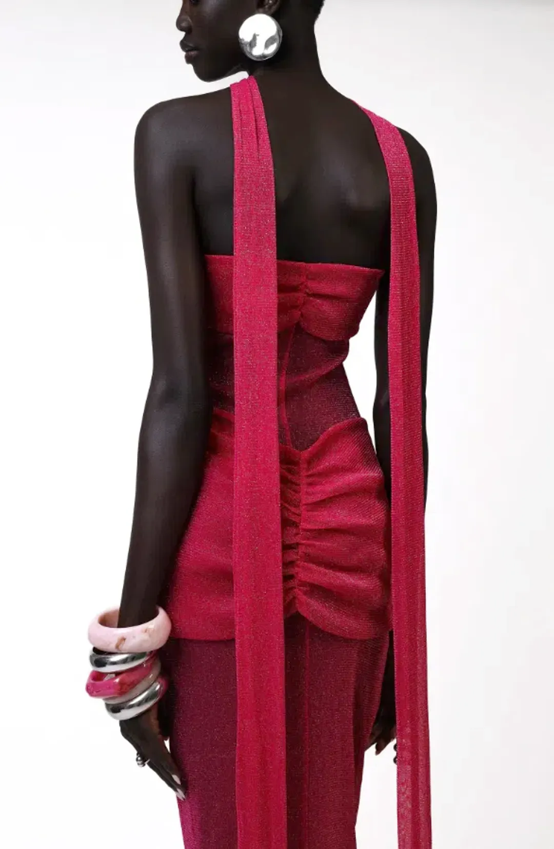 Khanums Kesca Maxi Gown Pink Size S / 8 for rent on The Volte - main image