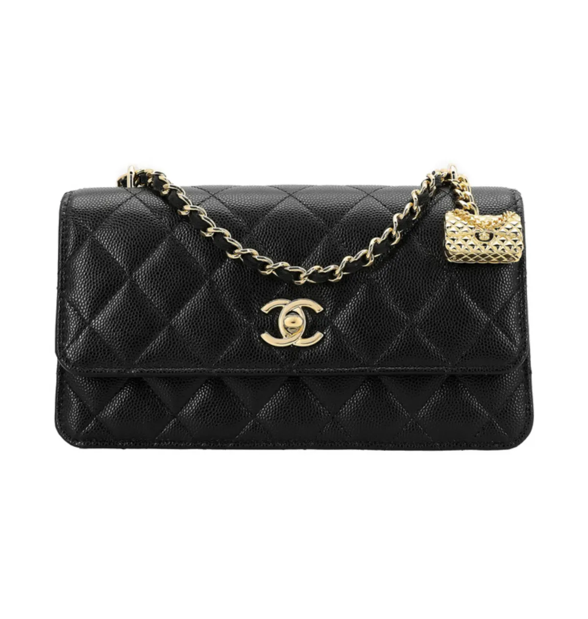 Chanel WOC Wallet On Chain Black - Image 1