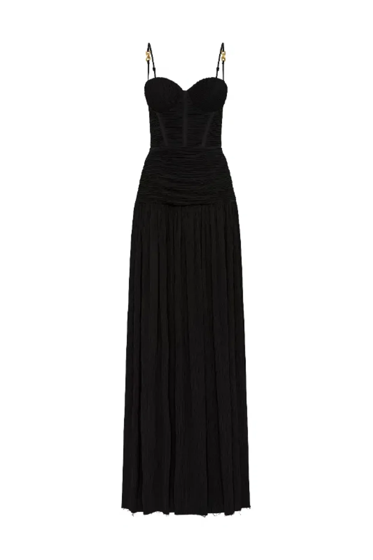 Manning Cartell Double Time Pleat Maxi Dress in Black Size AU 8 - Image 5