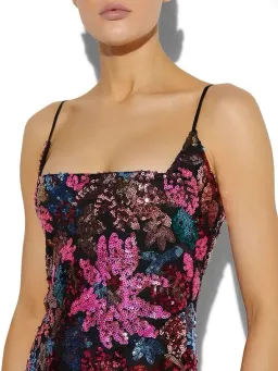 Montique "Enza" Sequin Midi Dress Multi Size 16 for rent on The Volte - image 4