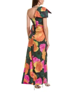 Rachel Gilbert Fauve Gown Floral Size 3 / AU 12 for rent on The Volte - image 3