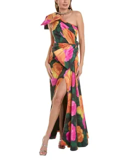 Rachel Gilbert Fauve Gown Floral Size 3 / AU 12 for rent on The Volte - image 2