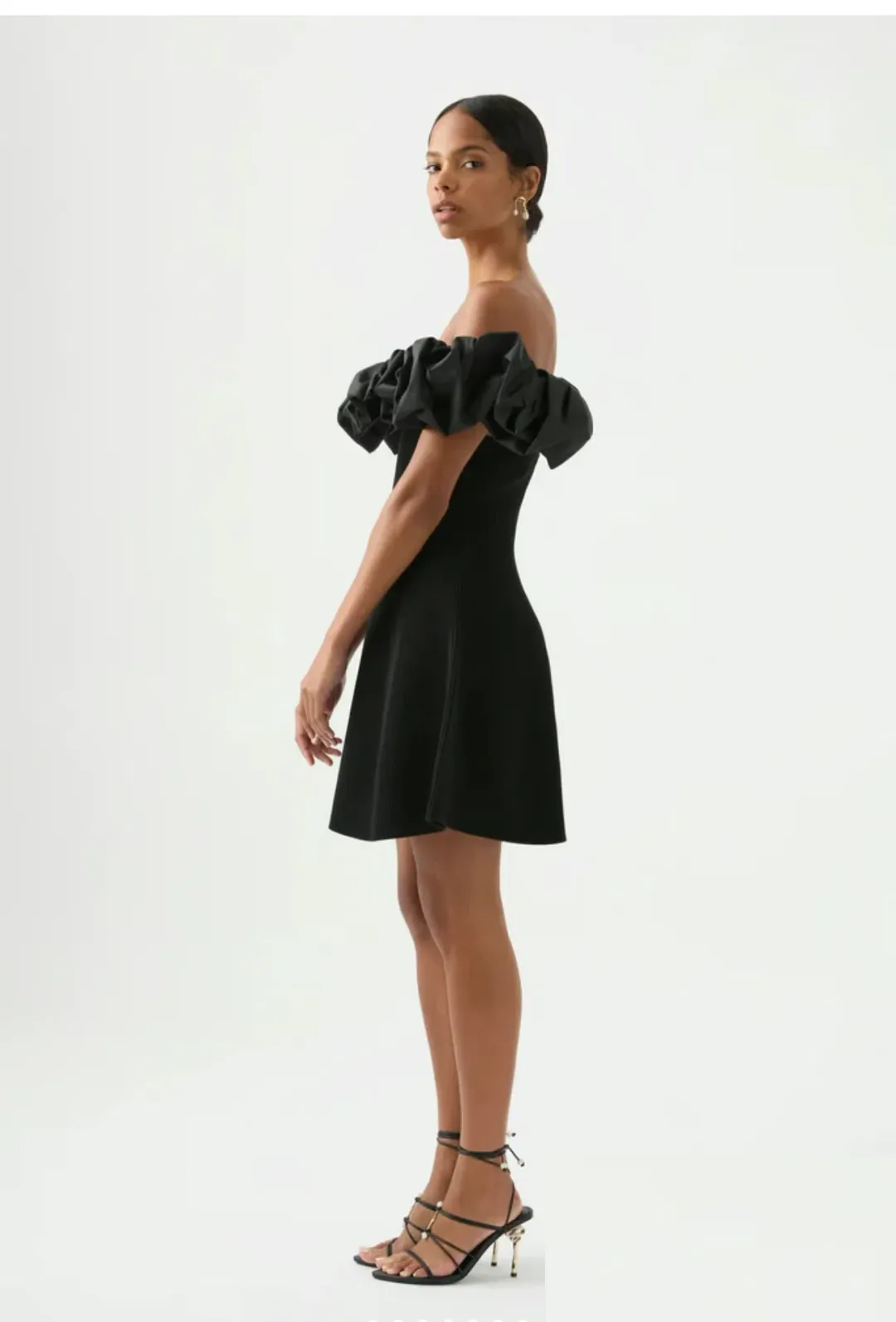 Aje Eldora Mini Dress Black Size S / AU 8 for rent on The Volte - main image