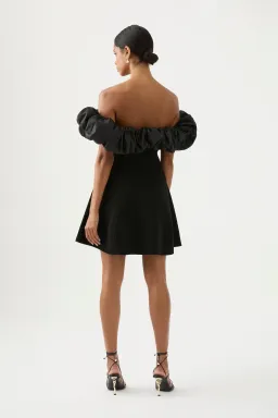 Aje Eldora Mini Dress Black Size S / AU 8 for rent on The Volte - image 3