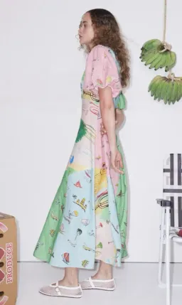 Alemais Jet Midi Dress Multi Size 12 for rent on The Volte - image 2