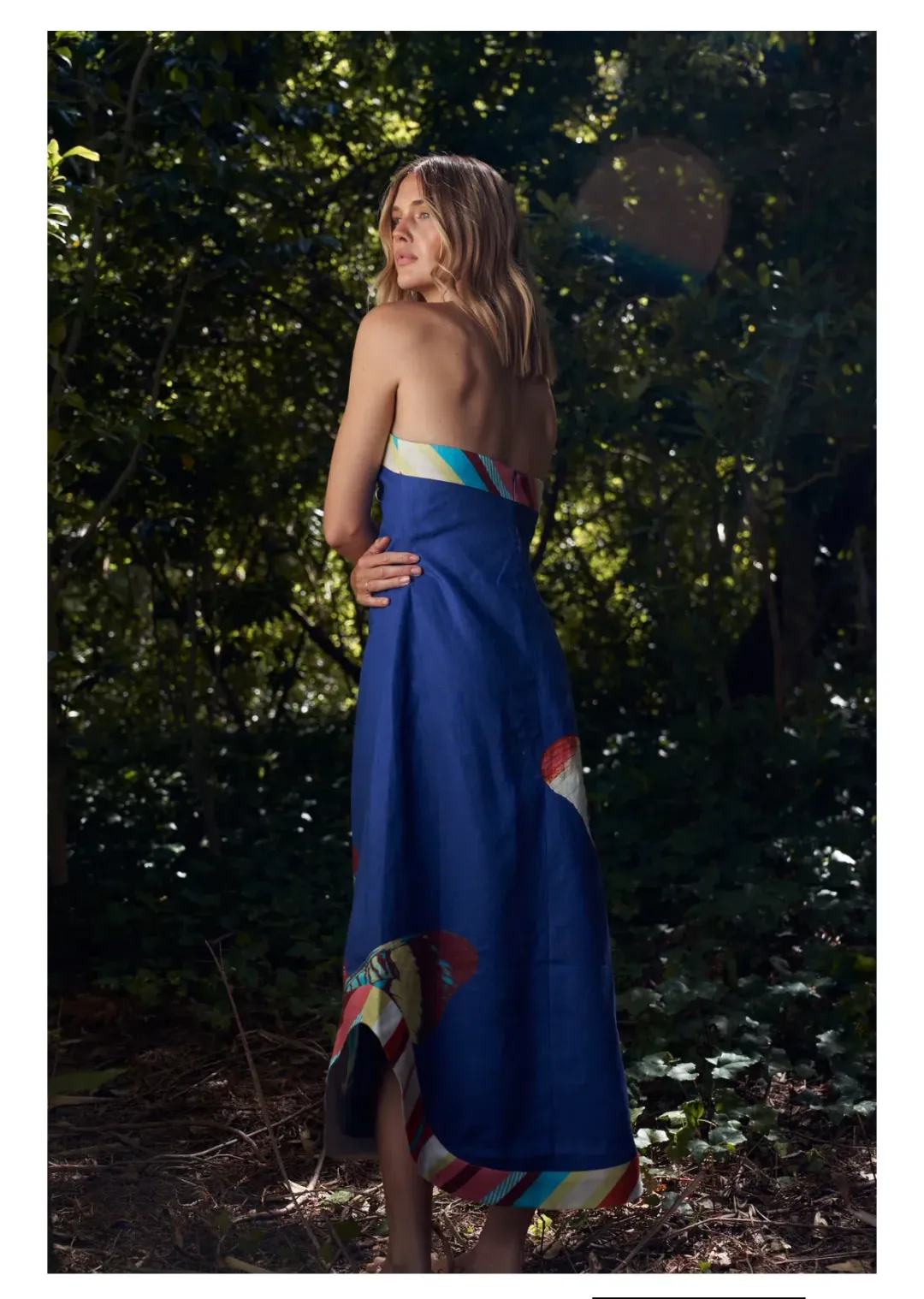 Aston Studio MAEVE DRESS IN NEELAM PAPILLON for rent on The Volte - main image