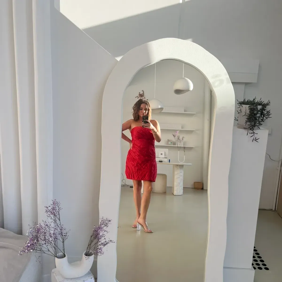 Aje Anima Ruched Mini Dress Size 12 - Image 2