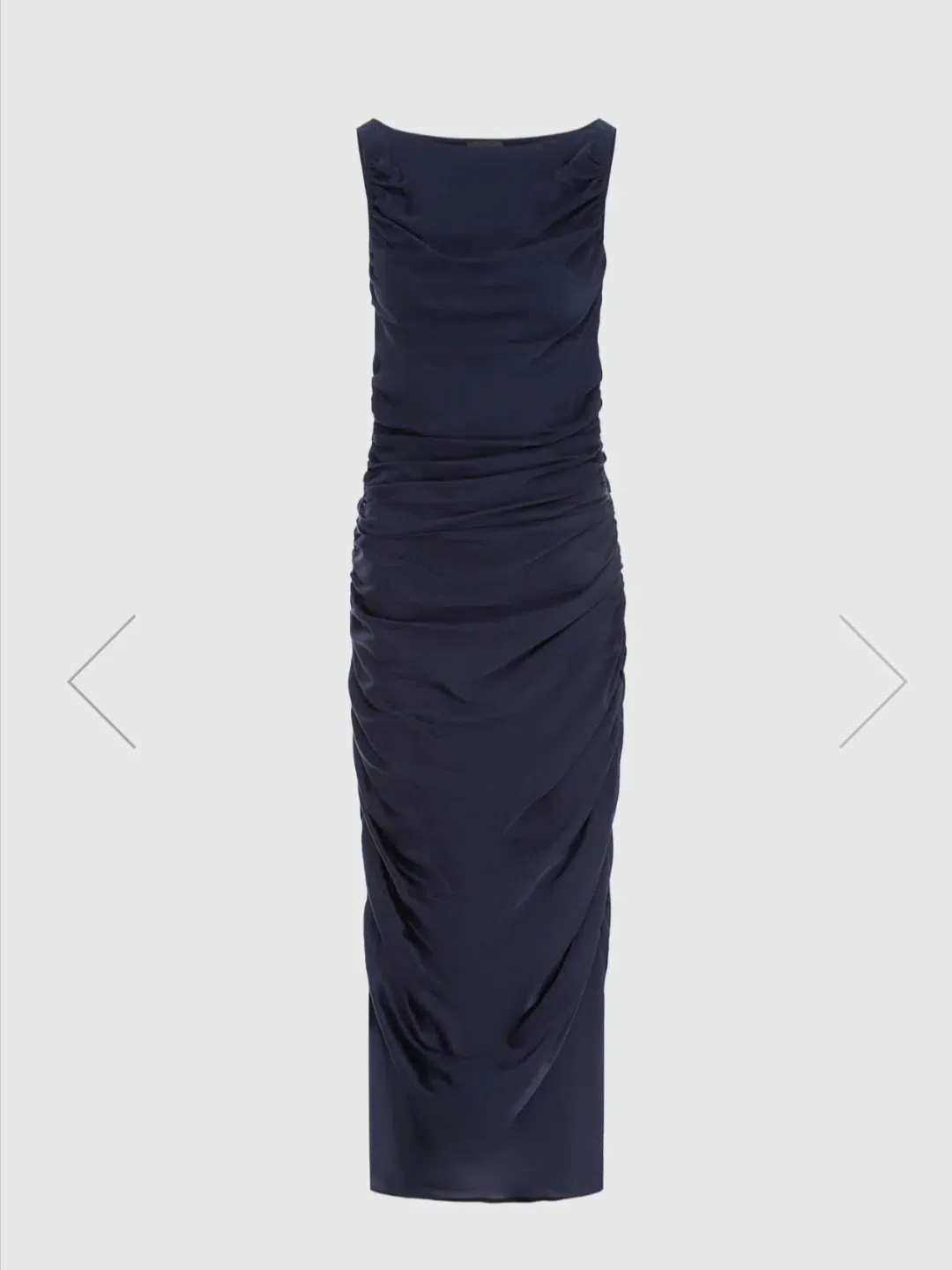 LeoLin Laura Midi-Dress Oxford Blue Size14 for rent on The Volte - main image
