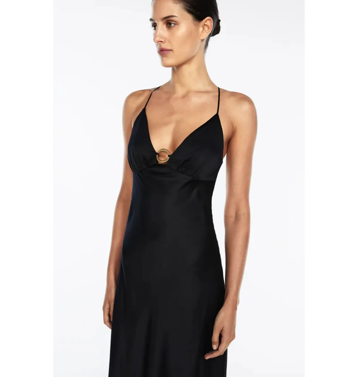 Manning Cartell Liquid Asset Slip Dress Black Size AU 12 Fits 10-12 - Image 3
