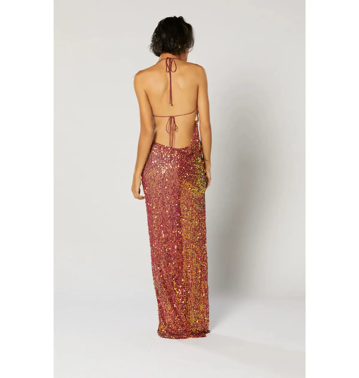 Winona Jiana Asymmetrical Dress Red Size AU 10 - Image 2