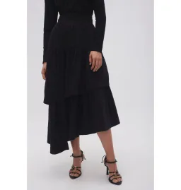 Aje Interlace Midi Skirt Black Size AU 8 for rent on The Volte - image 2