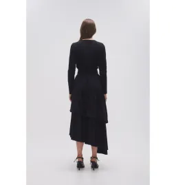 Aje Interlace Midi Skirt Black Size AU 8 for rent on The Volte - image 3