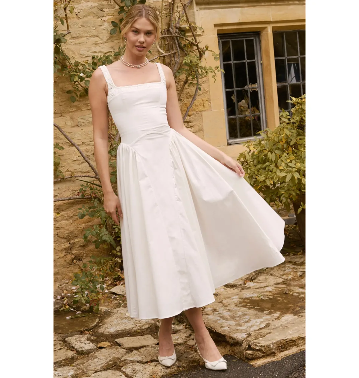 House of CB Dorothy Dress White Size Small / AU 8 - Image 1